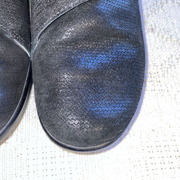 Alegria Comfort Shoes Women’s Size 39 U.S. 8 Medium Black Leather Cross Strap - Picture 9 of 12